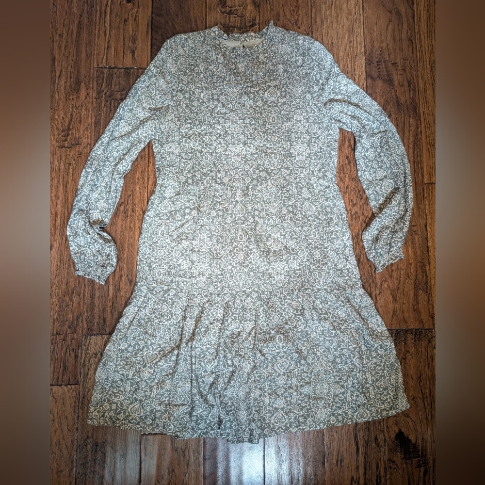 Indi & Cold Floral Patterned Green Dress